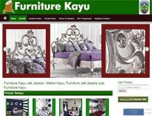 Tablet Screenshot of furniturekayu.com